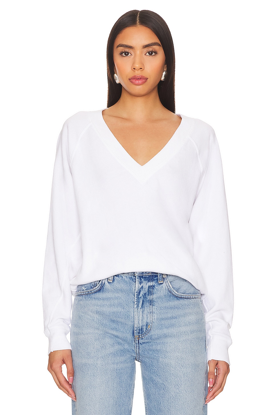 The V Neck Sweatshirt - Image 1