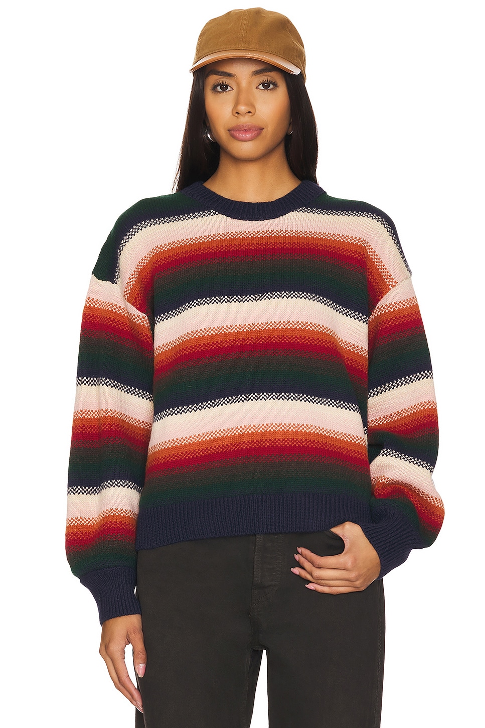 The Great The Bubble Pullover in Reflection Stripe | REVOLVE