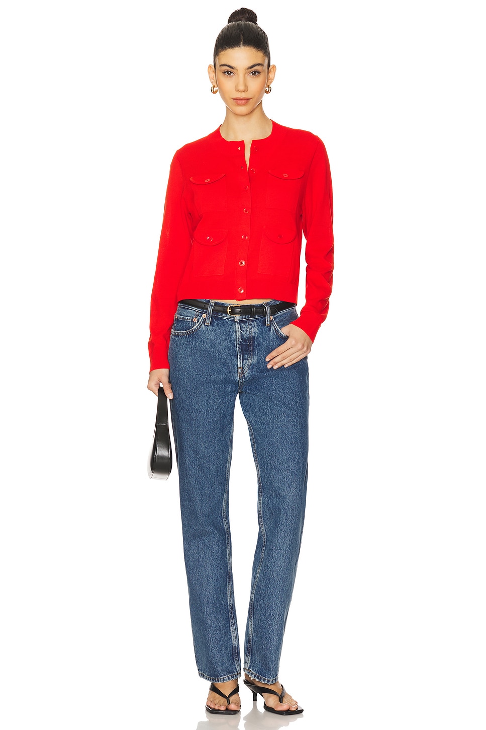 The Patch Pocket Cardigan - Thumbnail 4