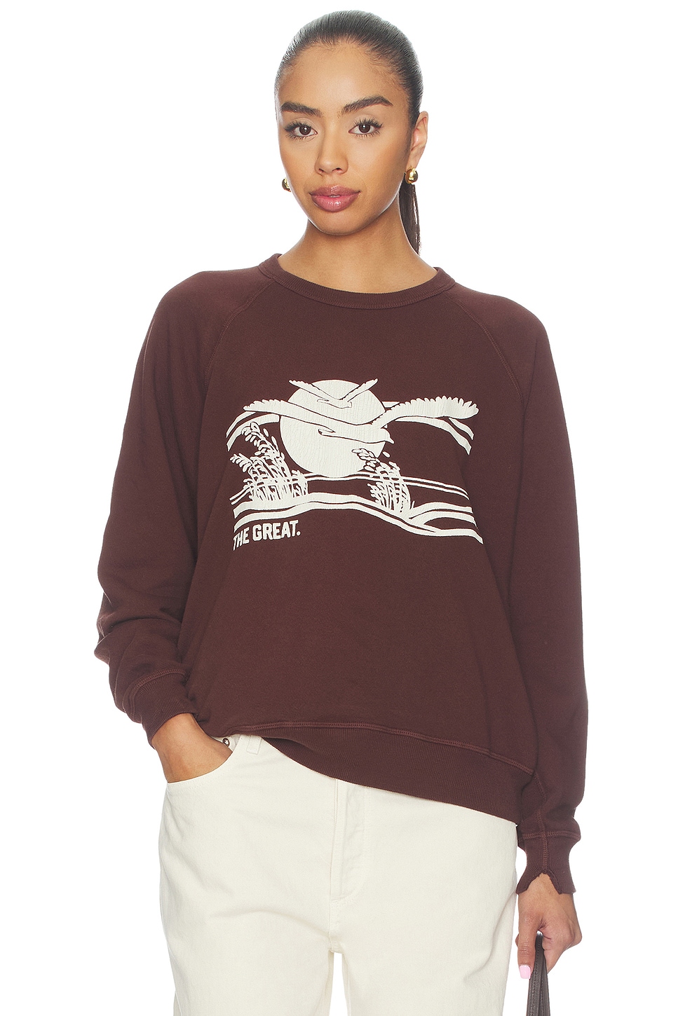 The College Sweatshirt With Everglade Graphic