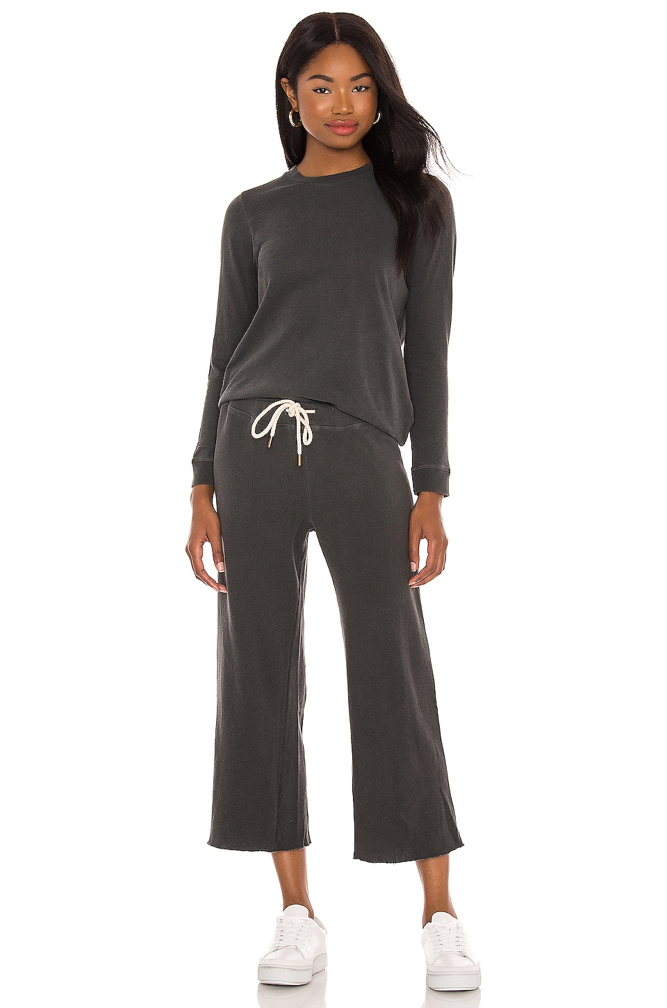 the great wide leg cropped sweatpant