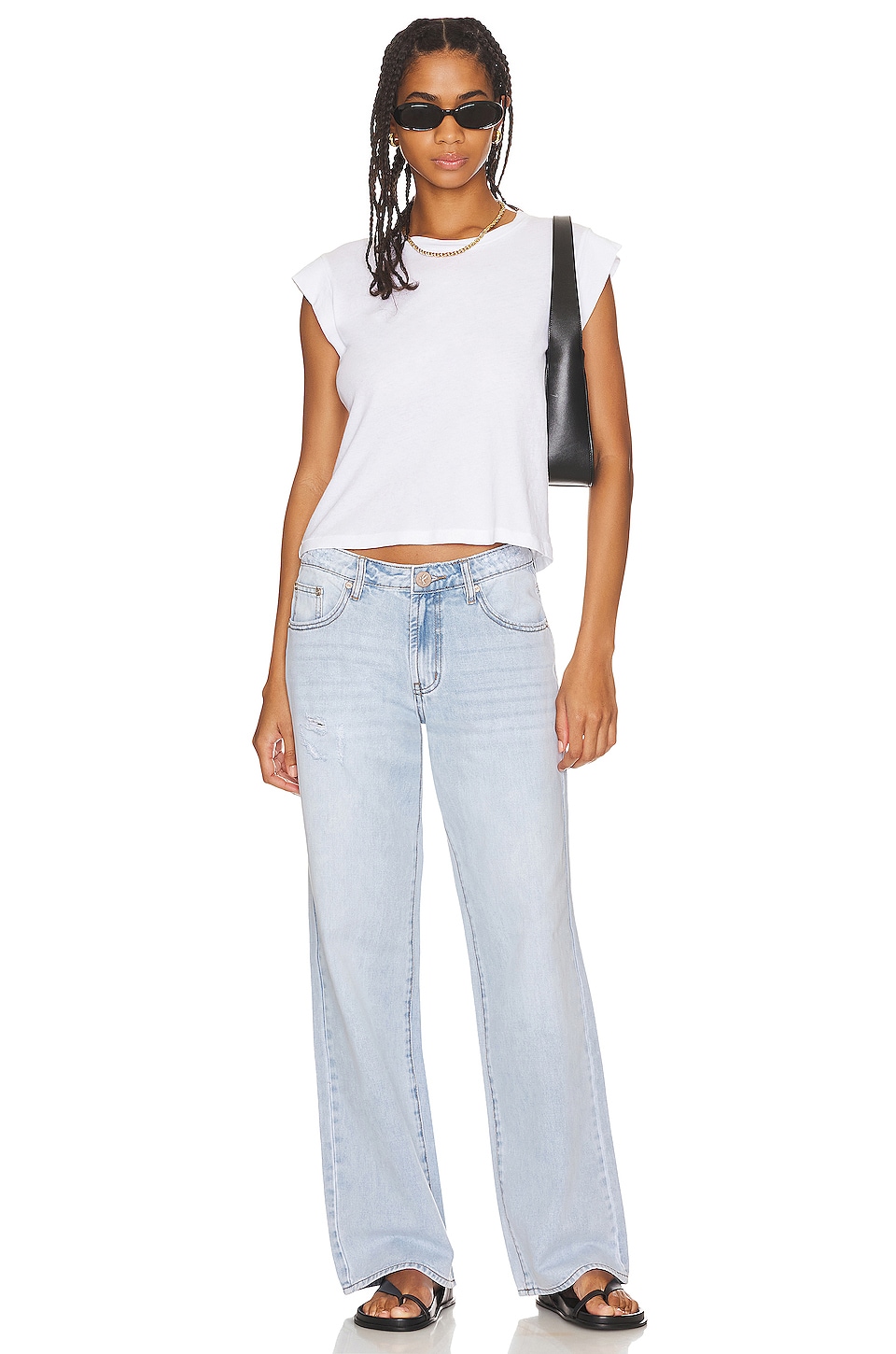 THE GREAT. Peak Shoulder Tee thumbnail