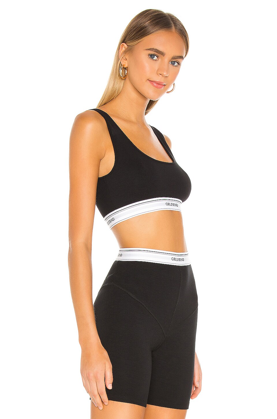 GRLFRND GF Sport Bra in Black