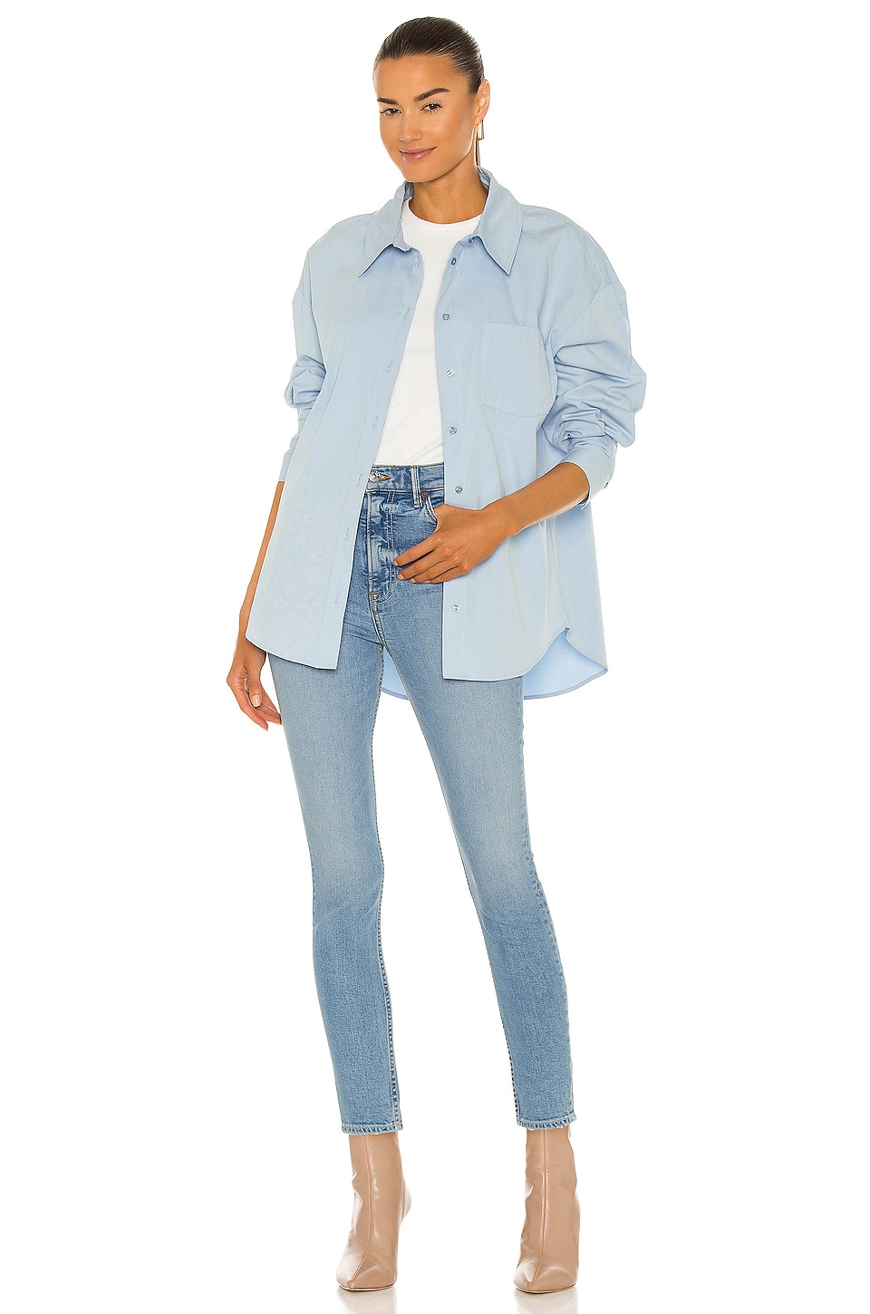 GRLFRND deals Kendall Say You Will Light Wash Denim Skinny Jeans