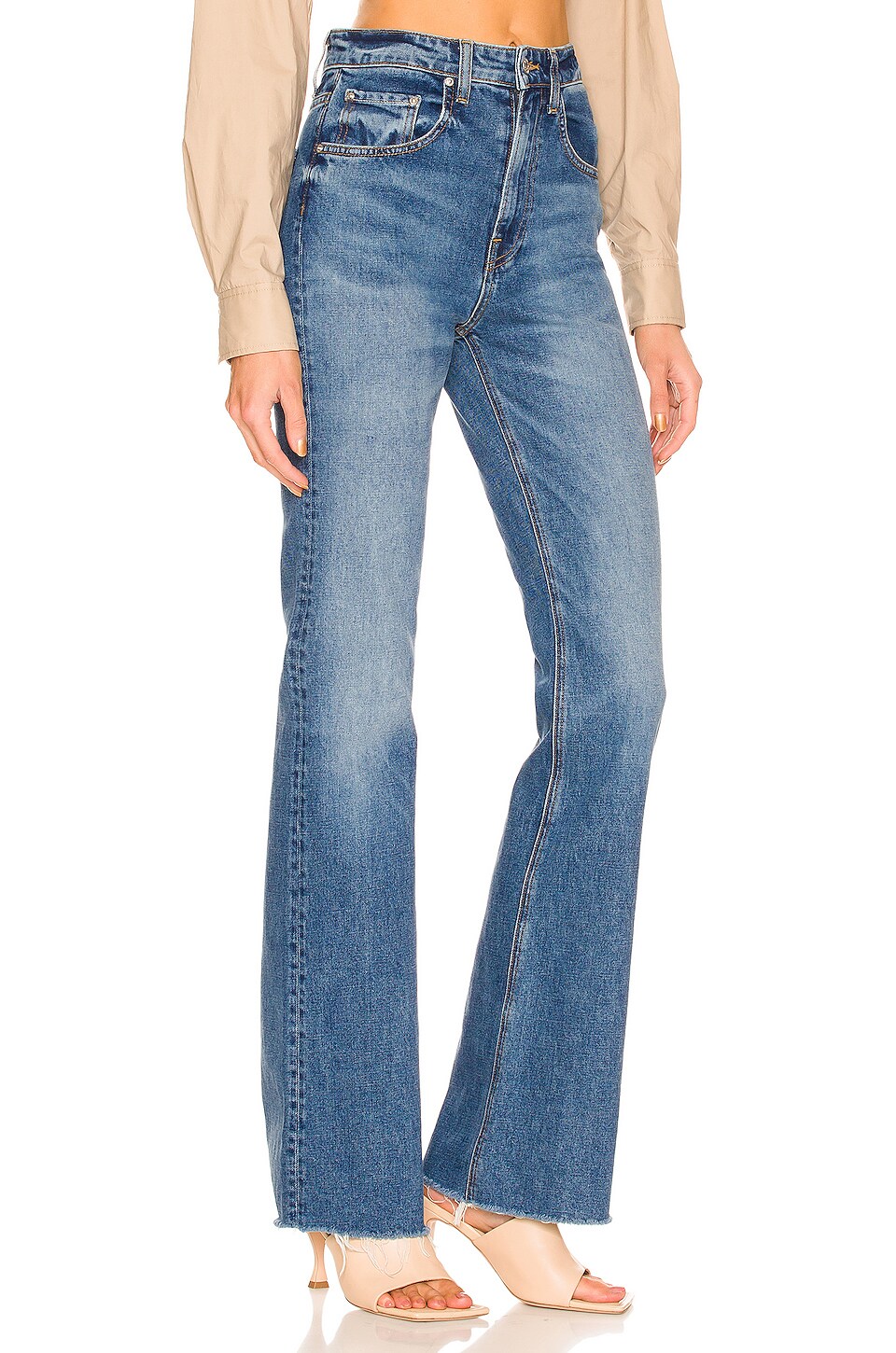 GRLFRND Melanie High Rise Boot Cut in Hollywood Hills