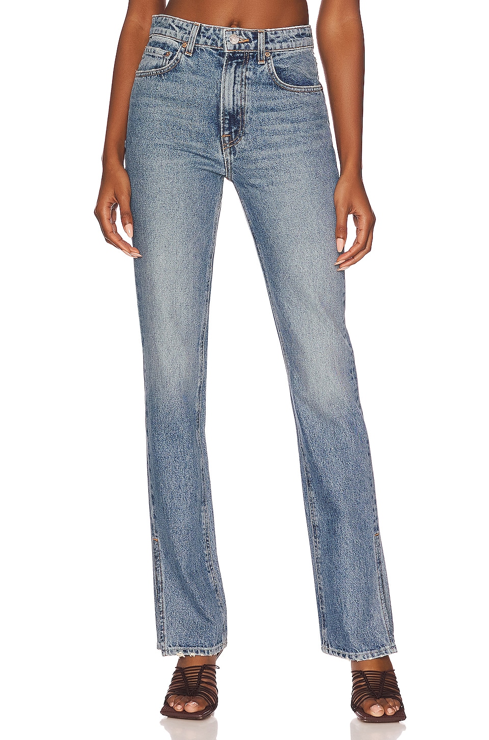 GRLFRND Harlow High Rise Slim Boot with Slit in Divisadero
