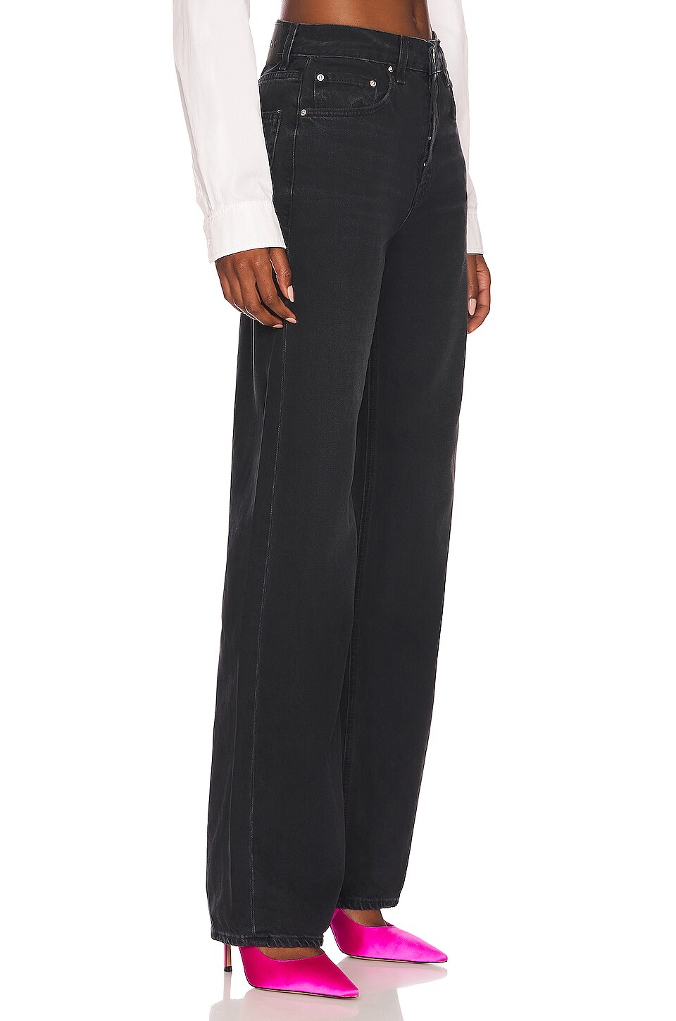 GRLFRND Lauren Super Loose Wide Leg in Route 66