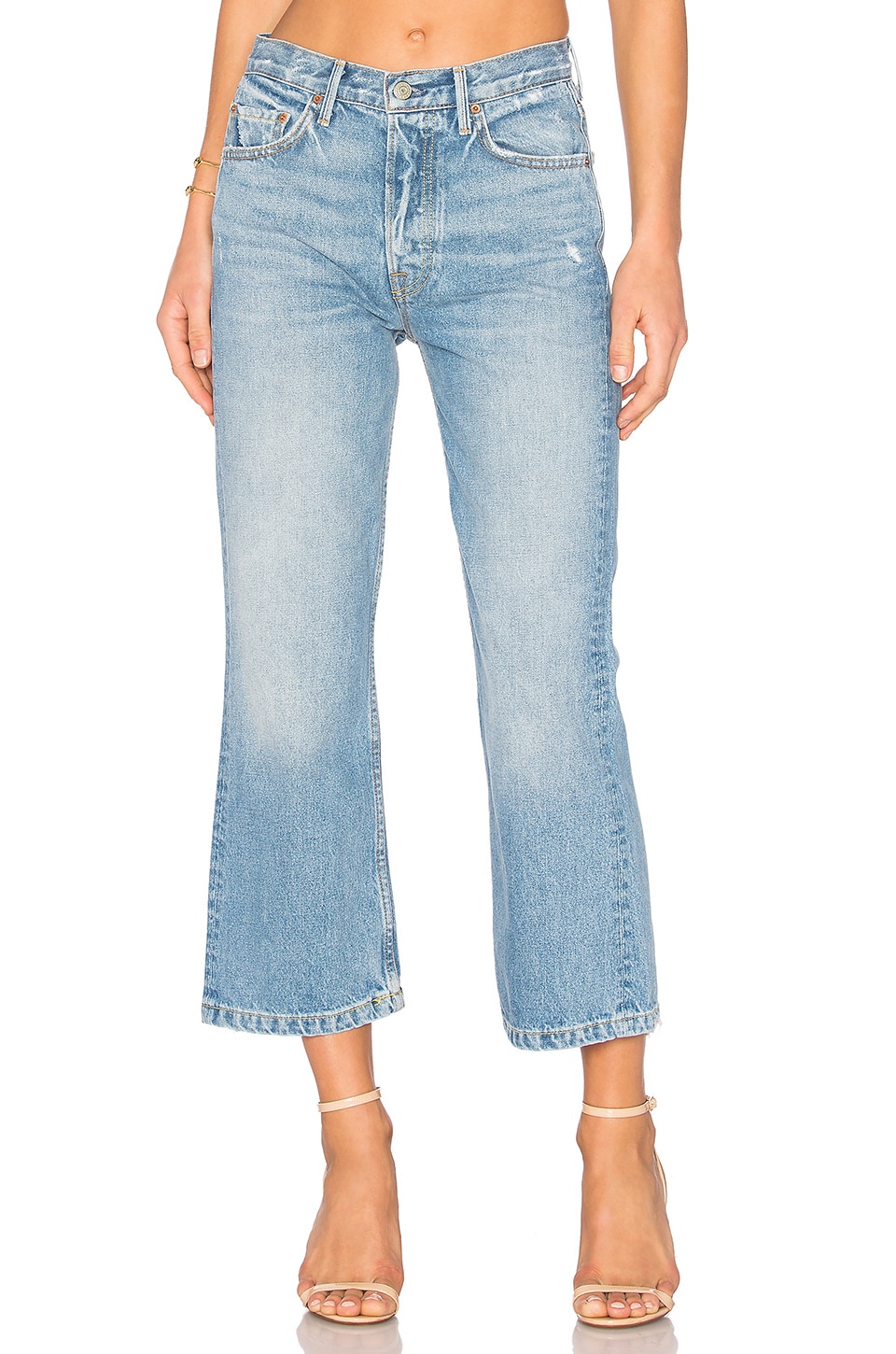 GRLFRND Linda High-Rise Pop Crop Jean 