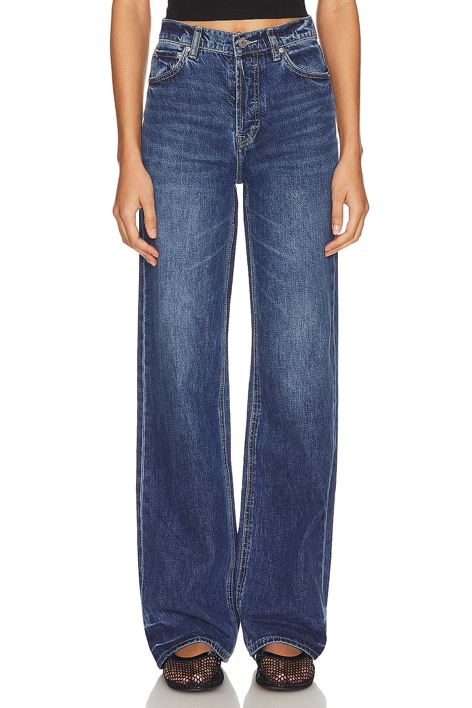 GRLFRND The Brooklyn 2024 High Rise Loose Straight Leg Jeans