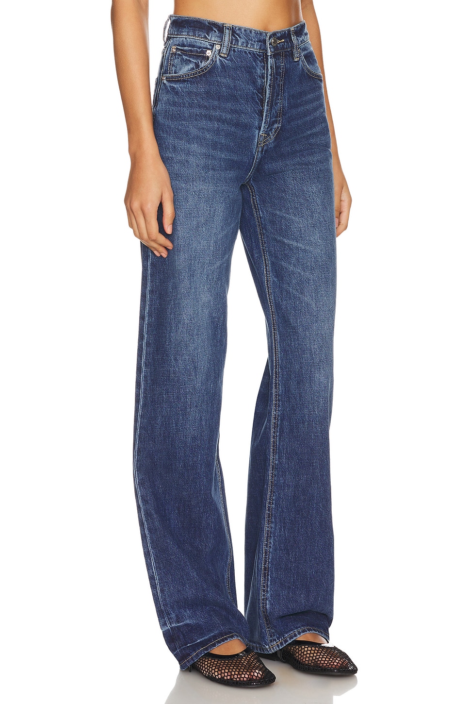 GRLFRND Brooklyn High Rise Loose Straight Jeans