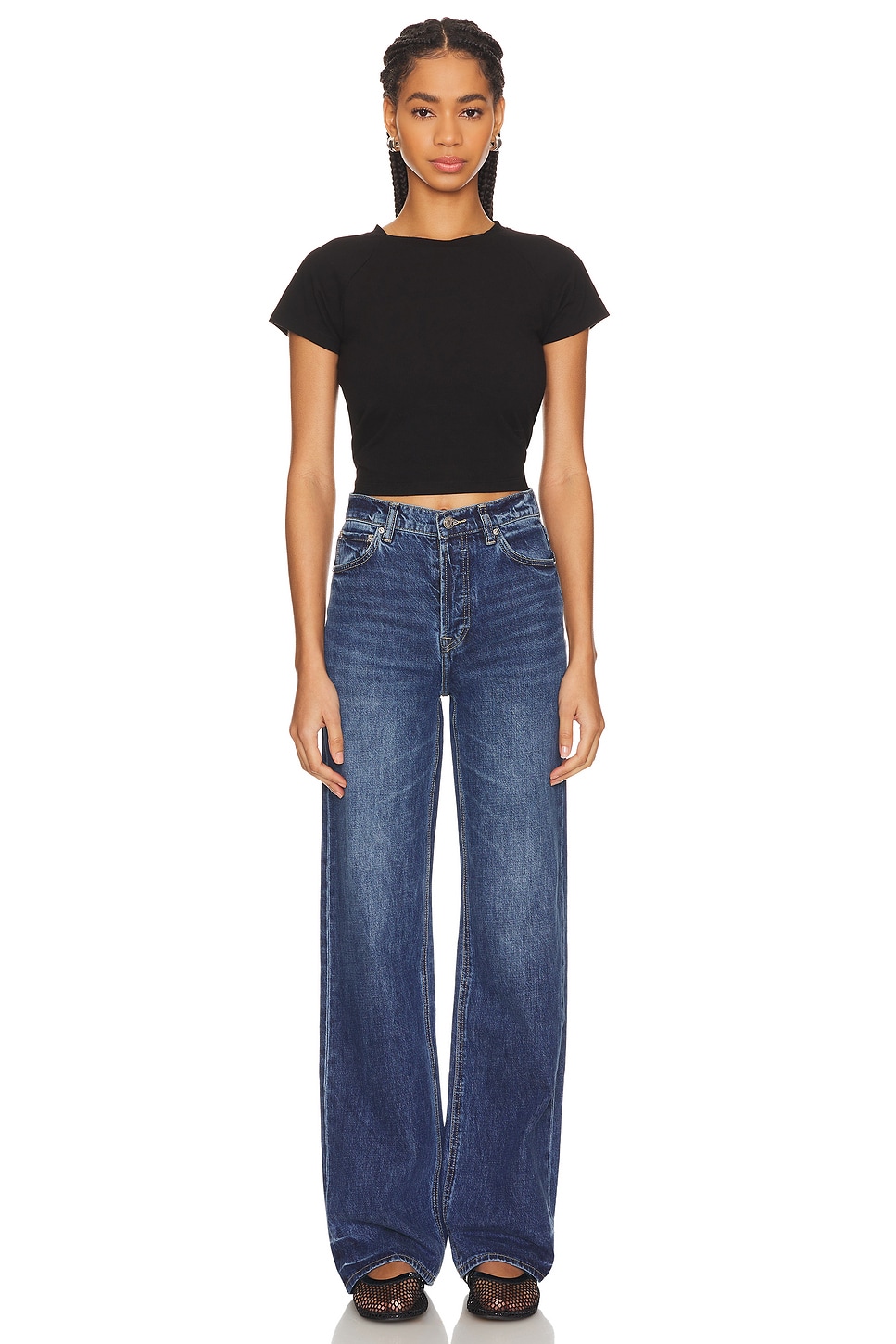 GRLFRND Brooklyn High Rise Loose Straight Jeans