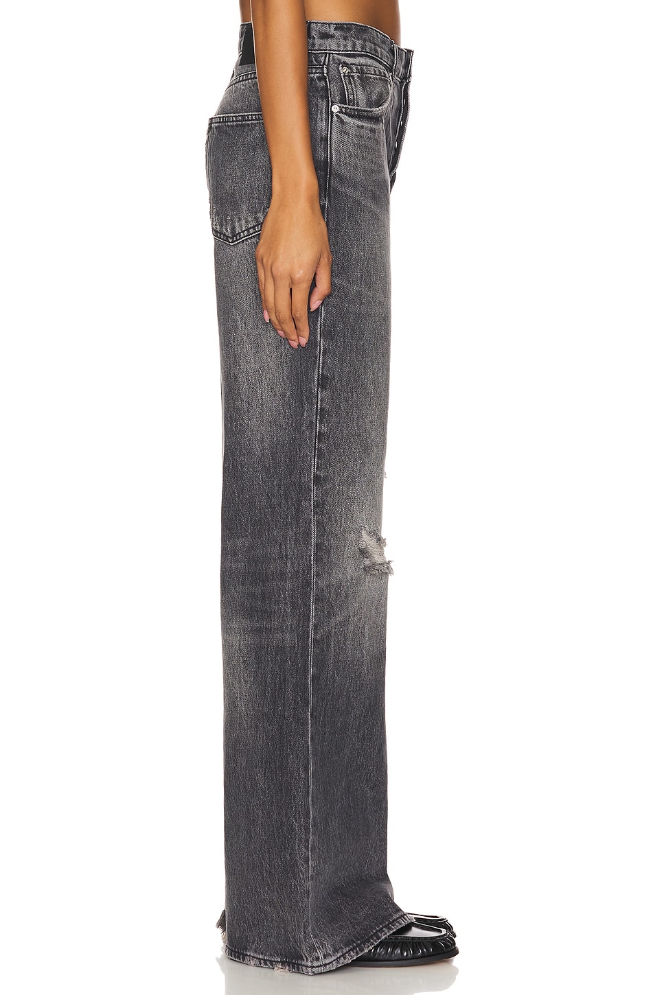 Jade Low Rise Relaxed Flare Jeans - Thumbnail 3