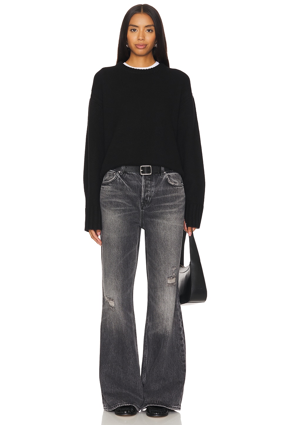 Jade Low Rise Relaxed Flare Jeans - Thumbnail 5