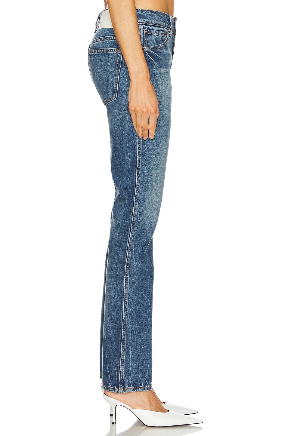 GRLFRND Isabel Low Rise Straight Jeans