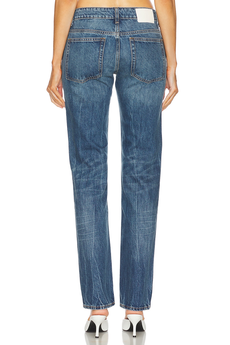 GRLFRND Isabel Low Rise Straight Jeans
