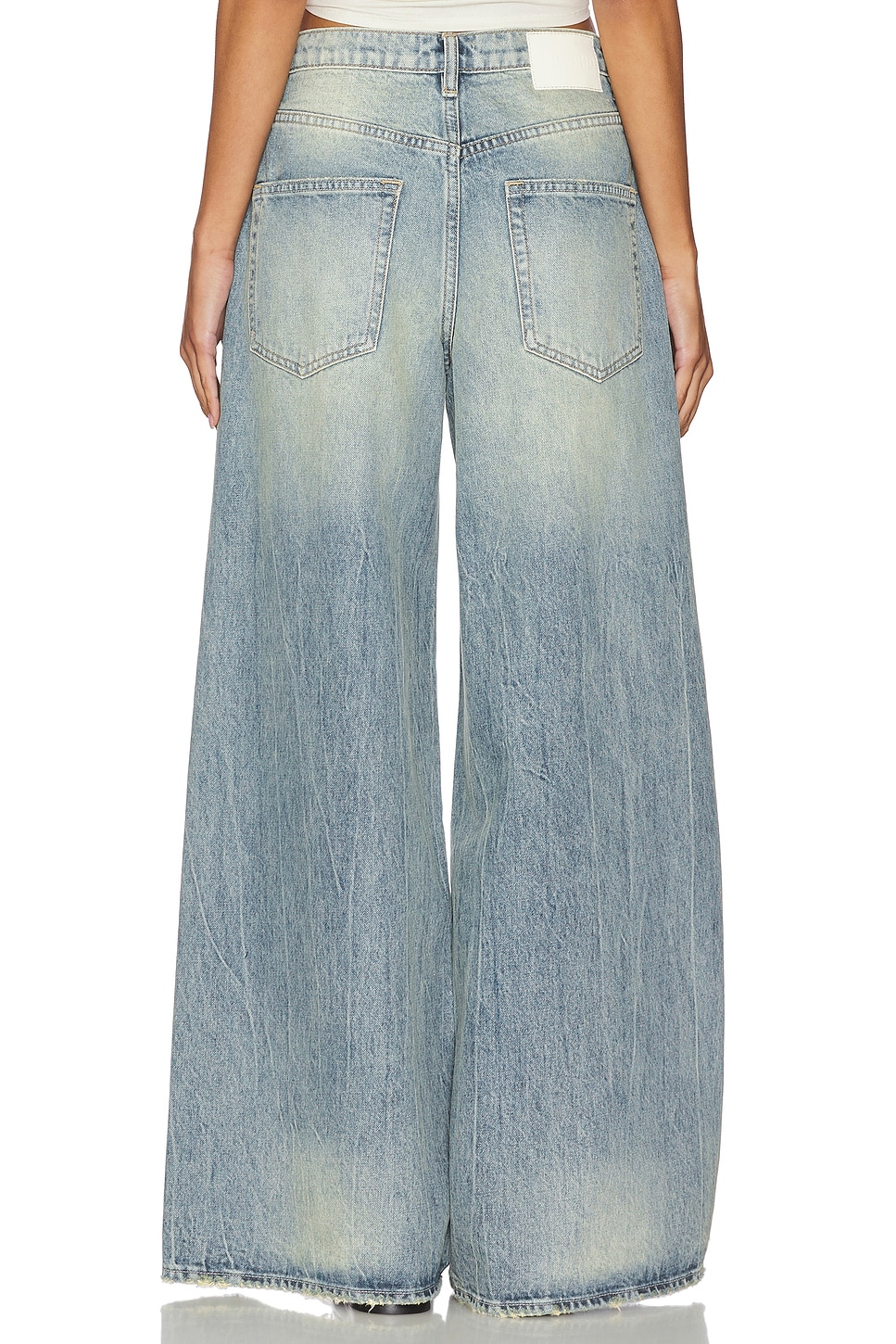 GRLFRND Luna Mid Rise Baggy Jeans thumbnail