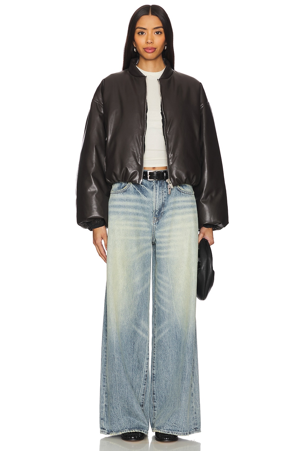 GRLFRND Luna Mid Rise Baggy Jeans thumbnail