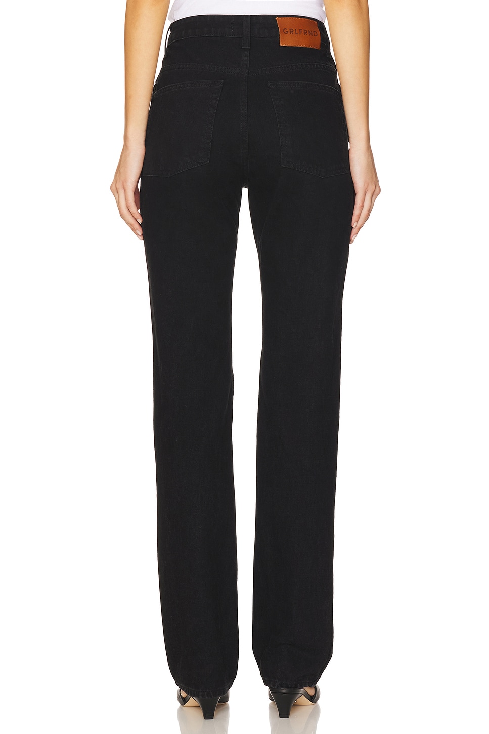 GRLFRND Sara Super High Rise Straight Jeans thumbnail