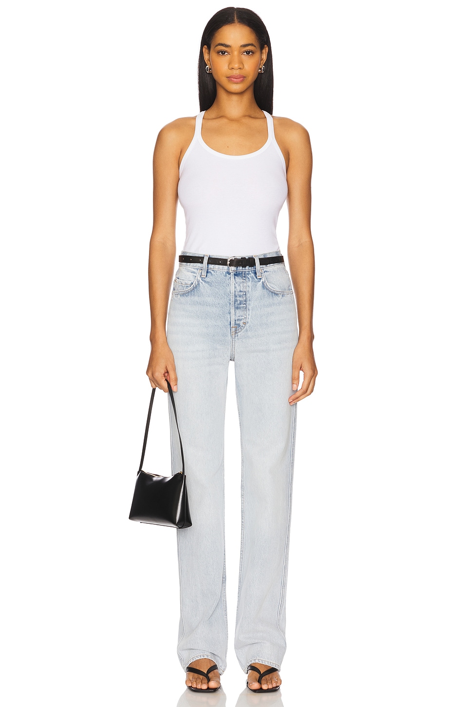 GRLFRND Graham High Rise Straight Jeans thumbnail