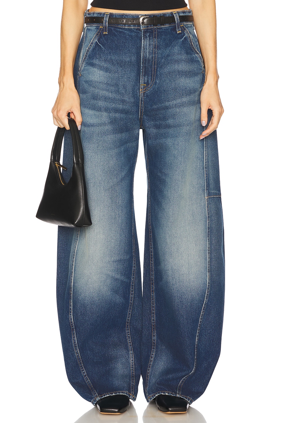 GRLFRND Harvey Twisted Carpenter Jeans in Figueroa St | REVOLVE