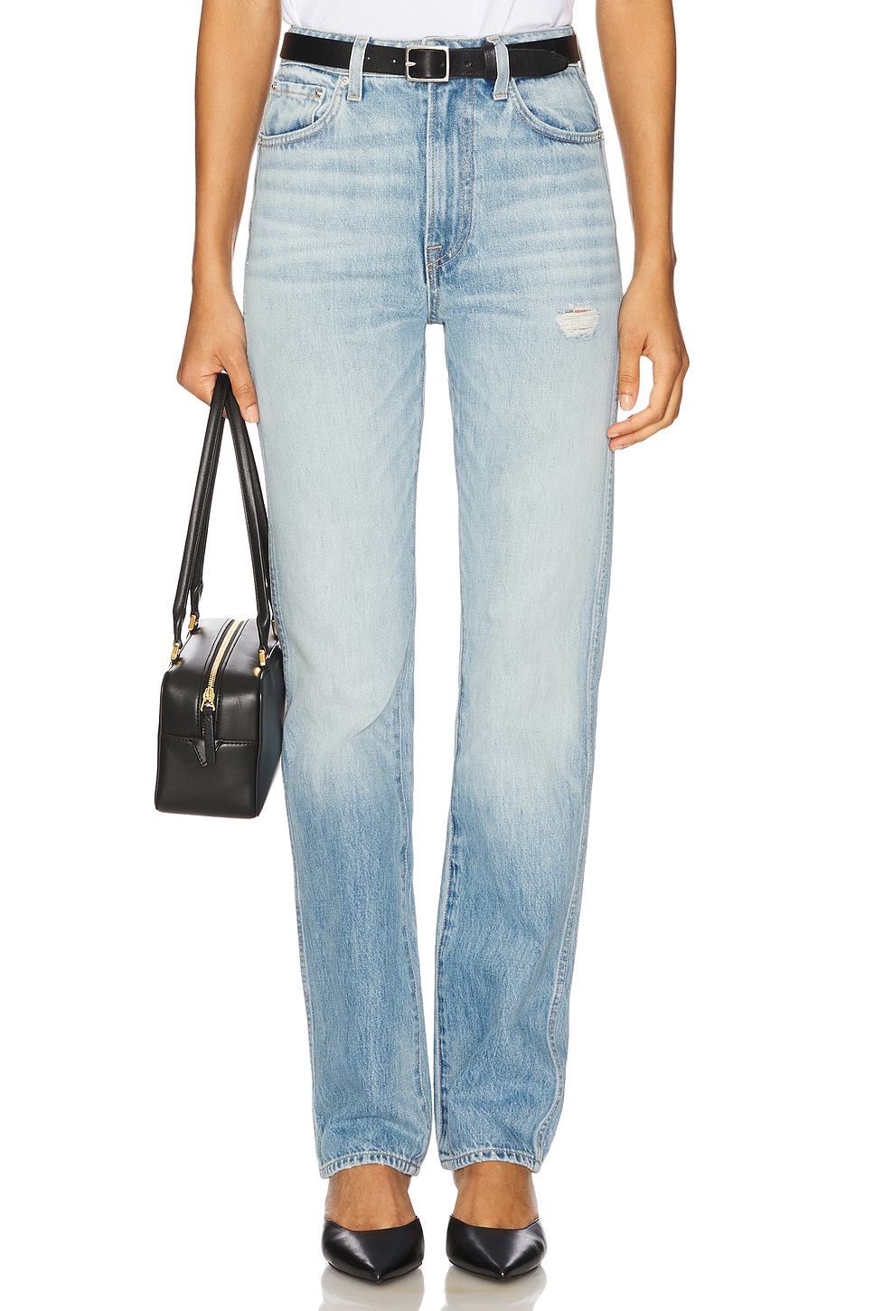 Sara Super High Rise Straight Jeans