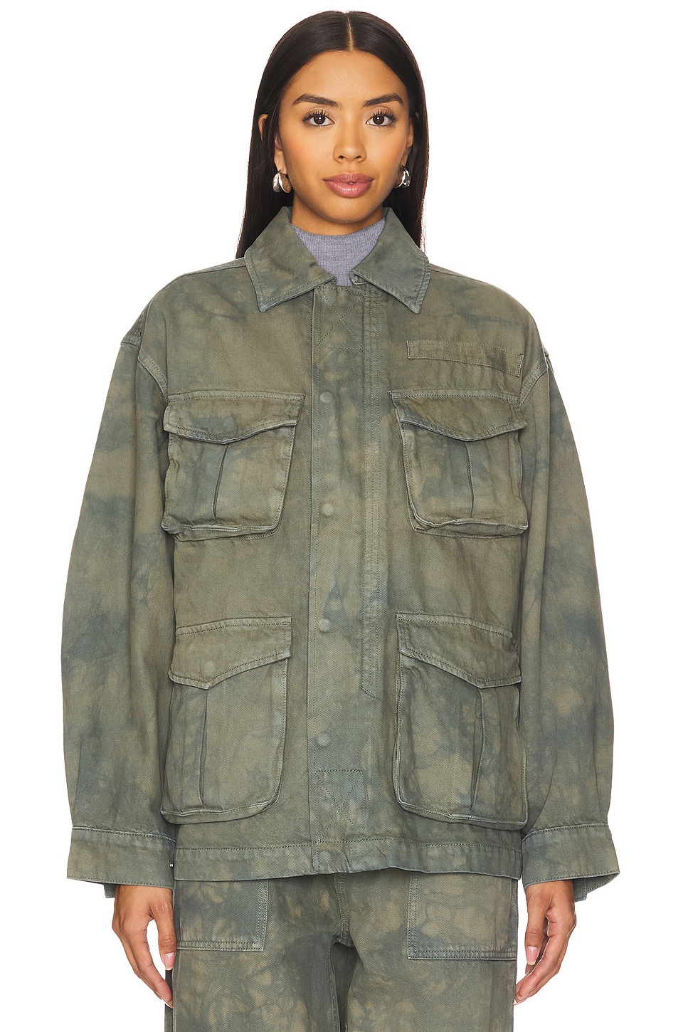 Kaia Oversized Drawstring Jacket - Thumbnail 2