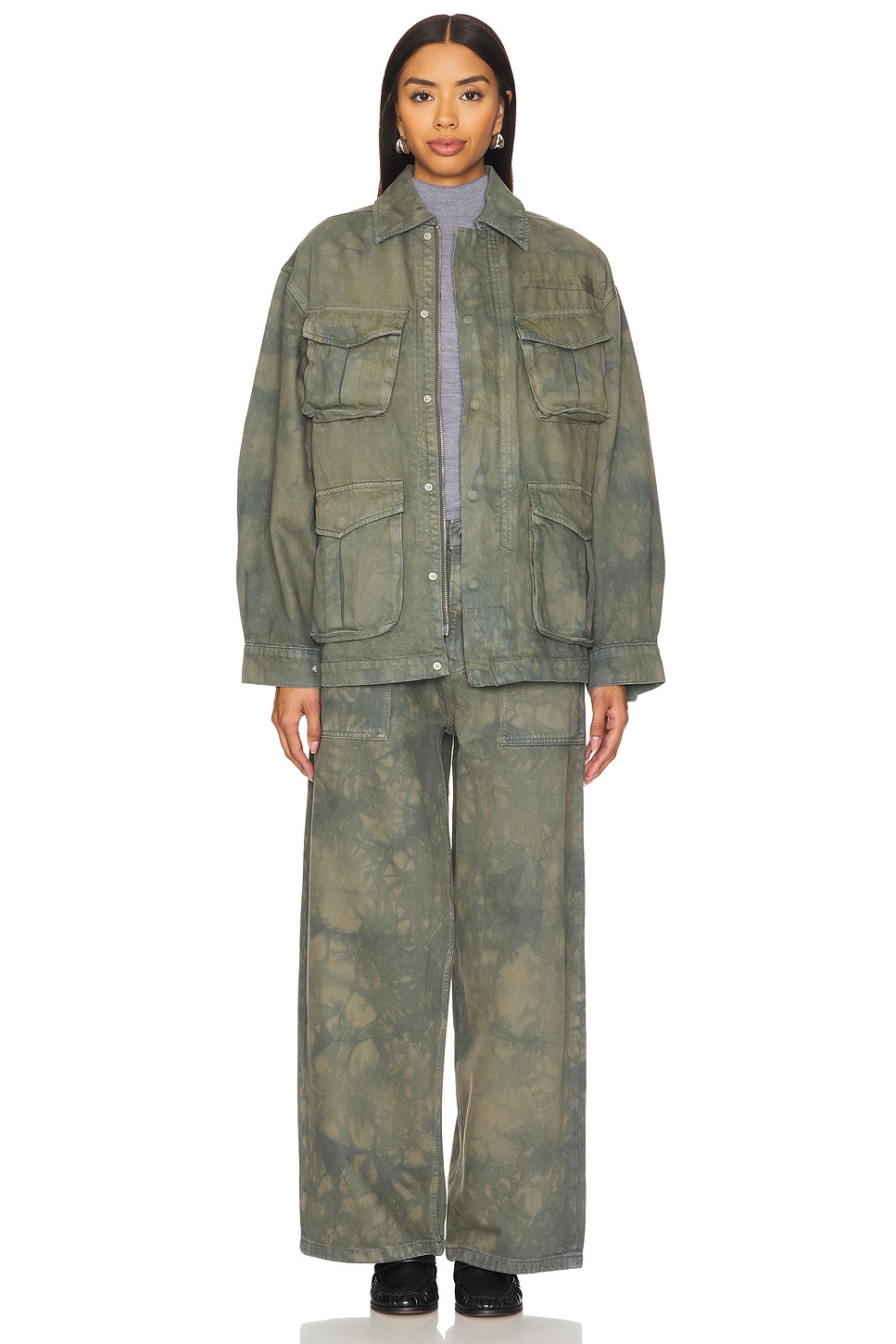 Kaia Oversized Drawstring Jacket - Thumbnail 5