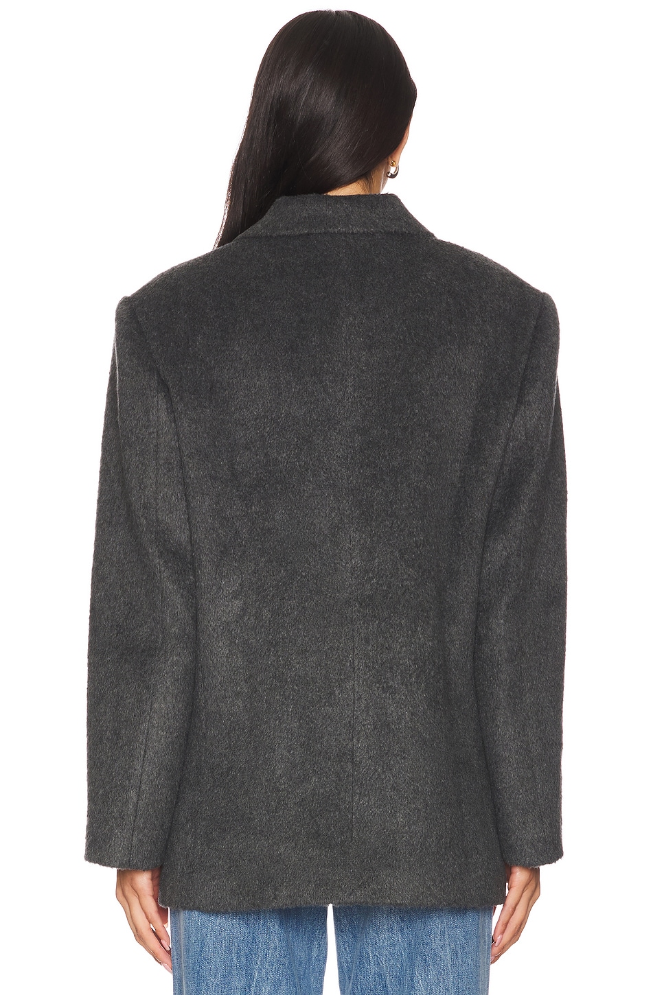 Wool Blend Blazer - Thumbnail 4
