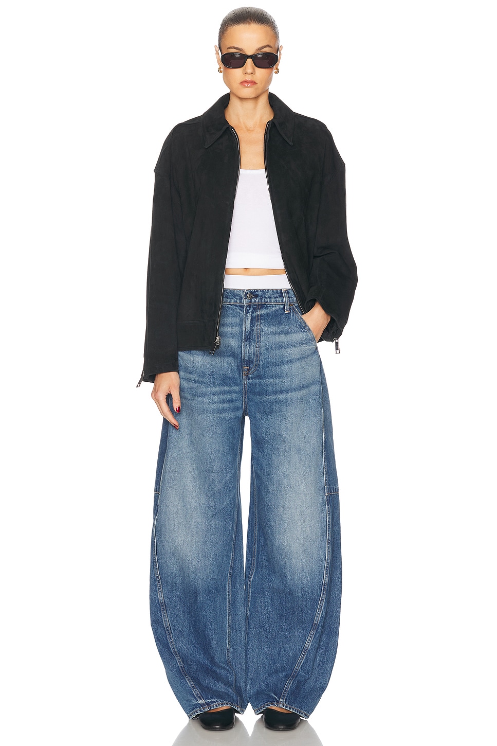GRLFRND Alek Suede Jacket thumbnail