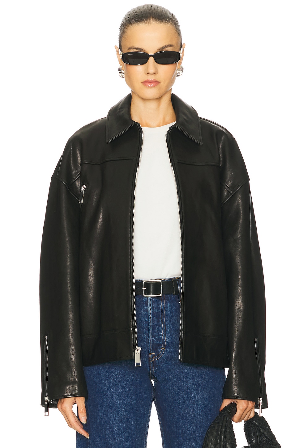 Alek Leather Moto