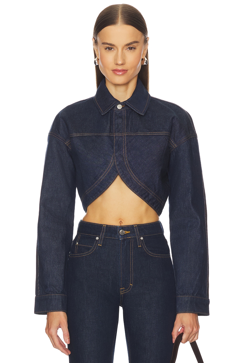 GRLFRND Ella Cropped Jacket in Alvarado St | REVOLVE