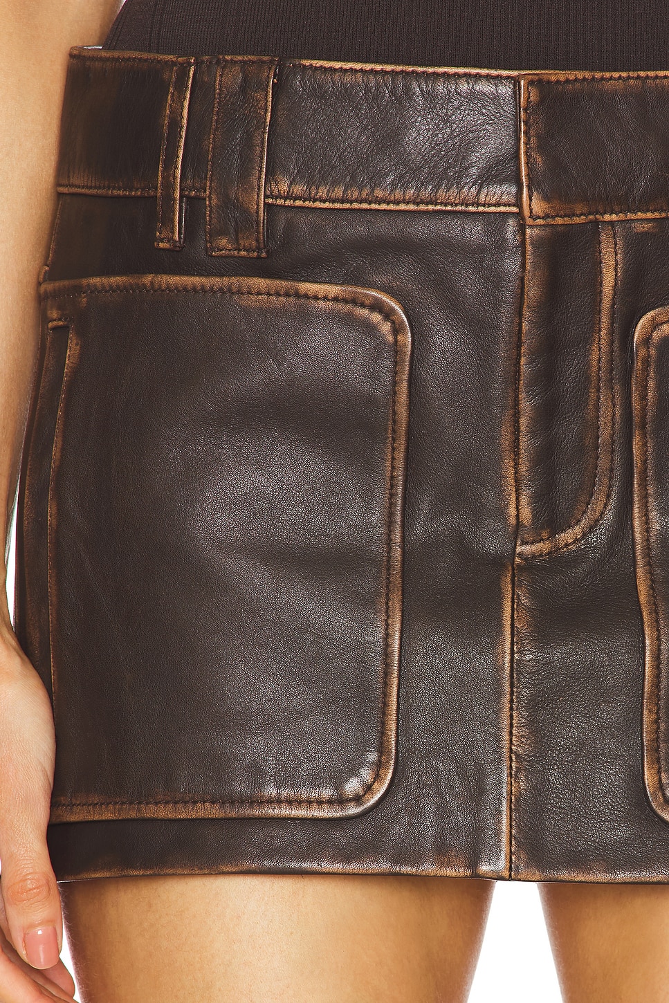 Patch Pocket Mini Skirt