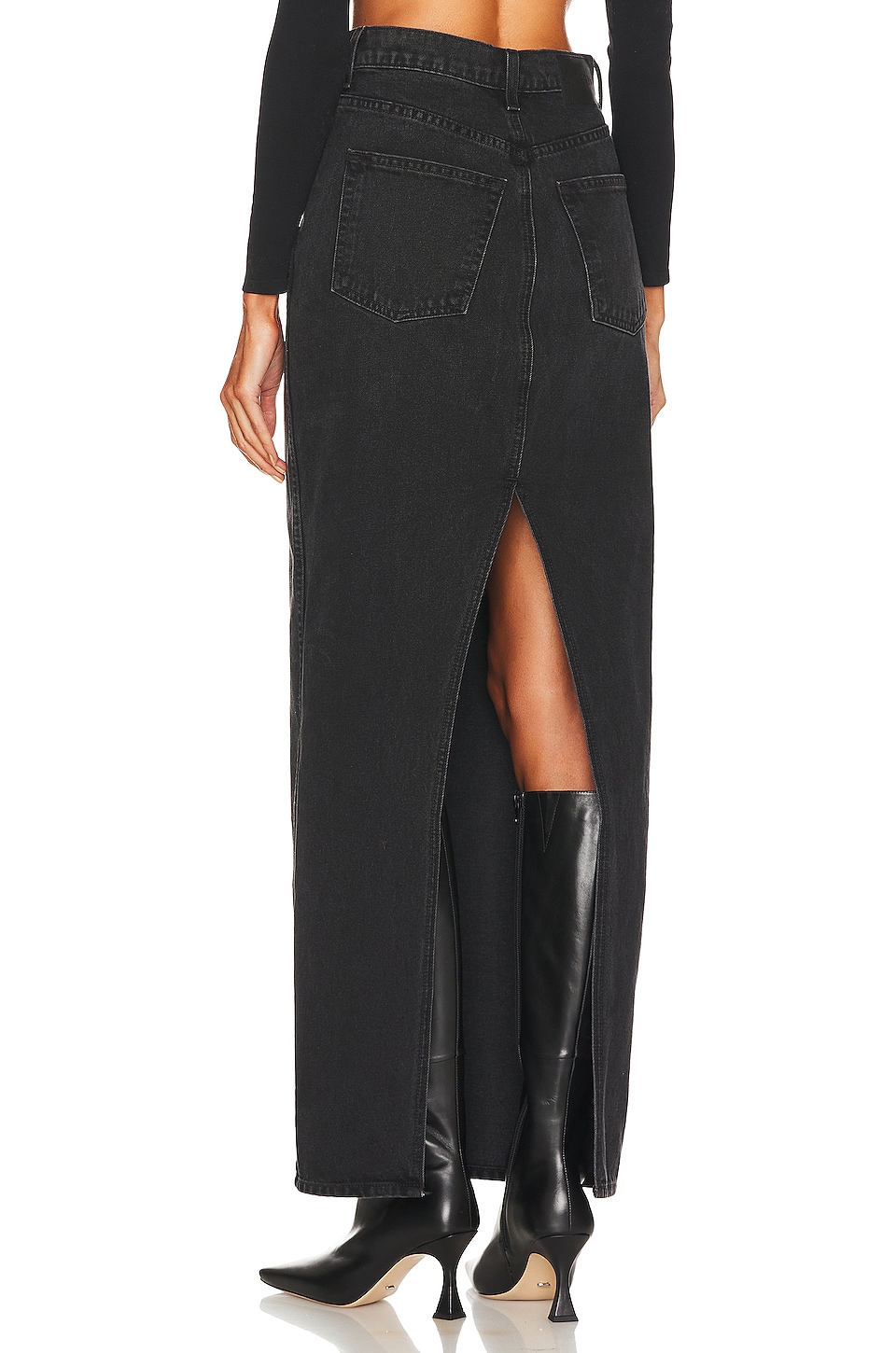 Amara Maxi Pencil Skirt with Back Slit