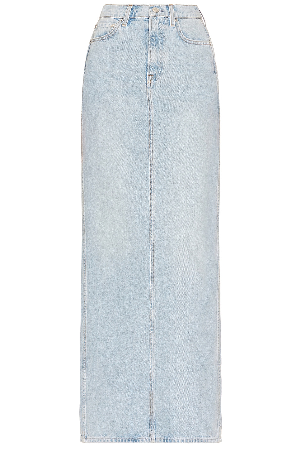 Amara Pencil Skirt With Back Slit - Thumbnail 5