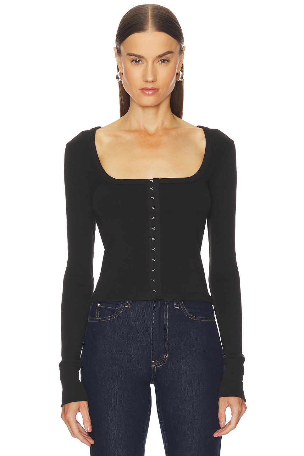 Hook & Eye Long Sleeve Tee - thumbnail 2