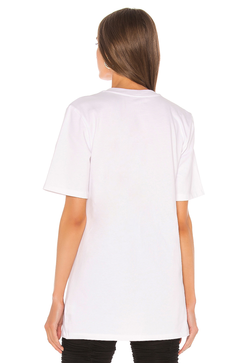 GRLFRND Busty Tee Shirt in White | REVOLVE