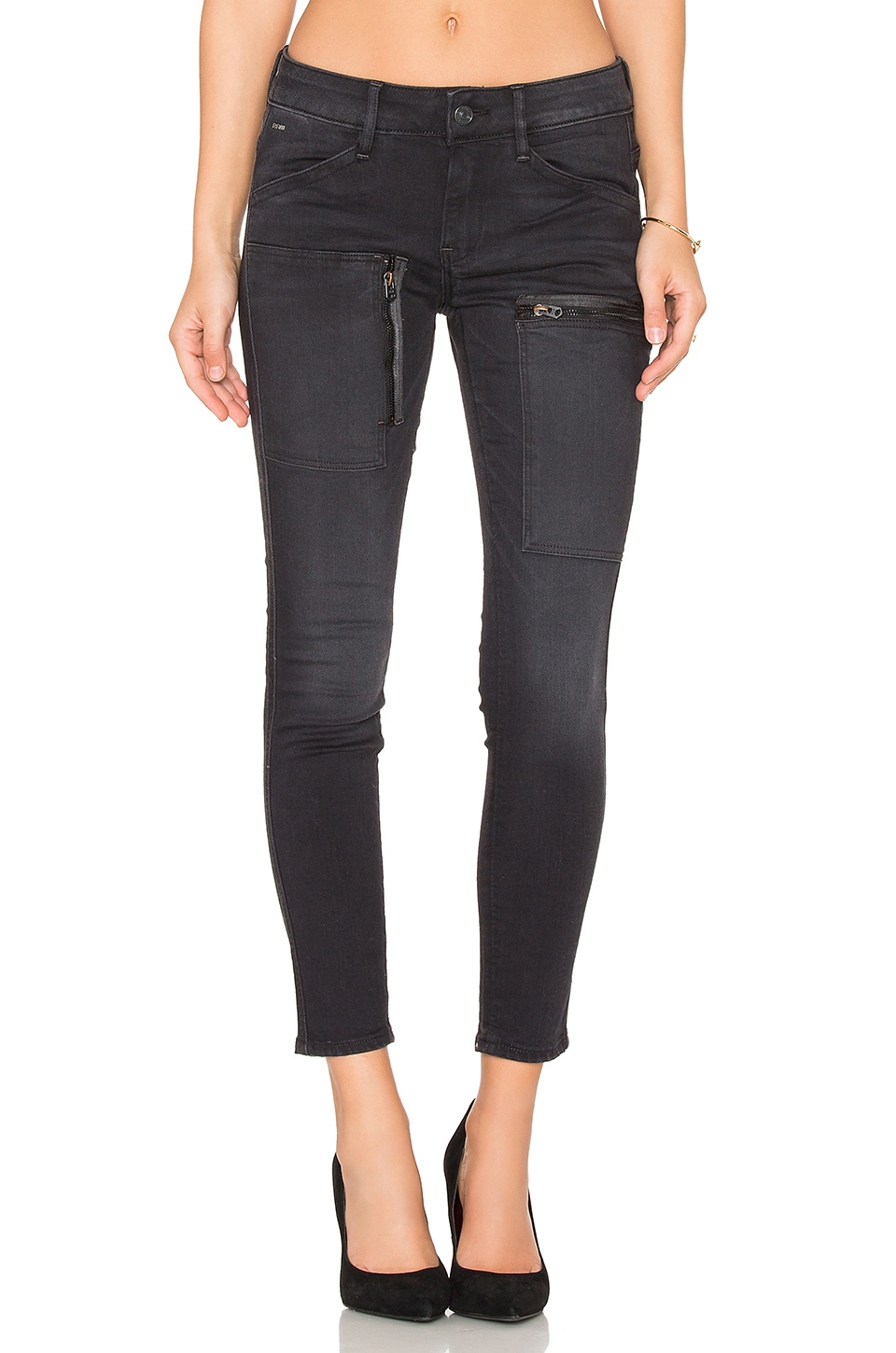 g star powel mid skinny jeans