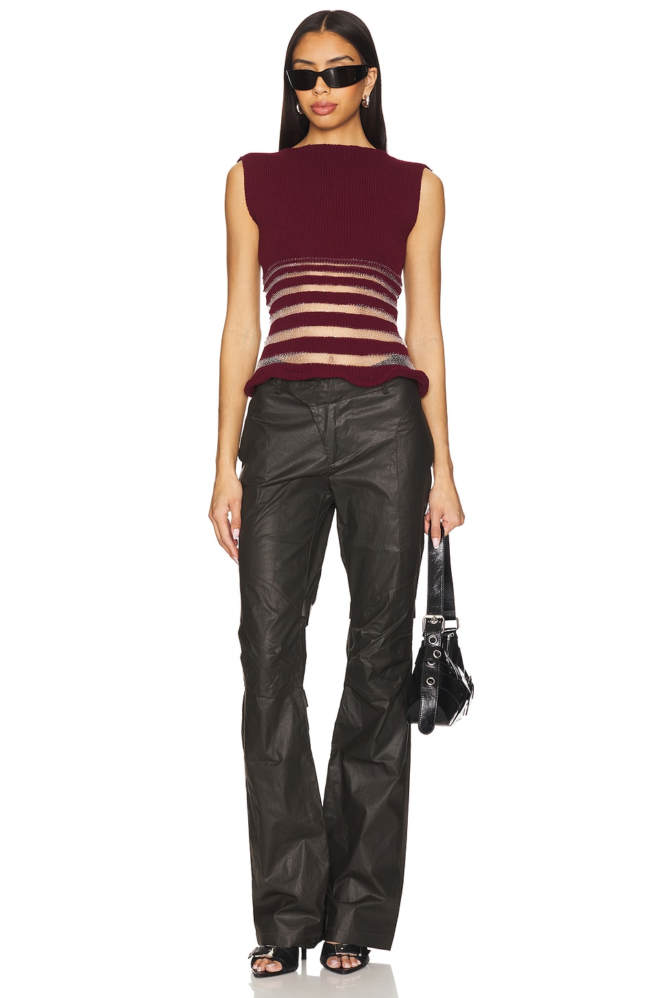 George Trochopoulos Half Stripe Top thumbnail