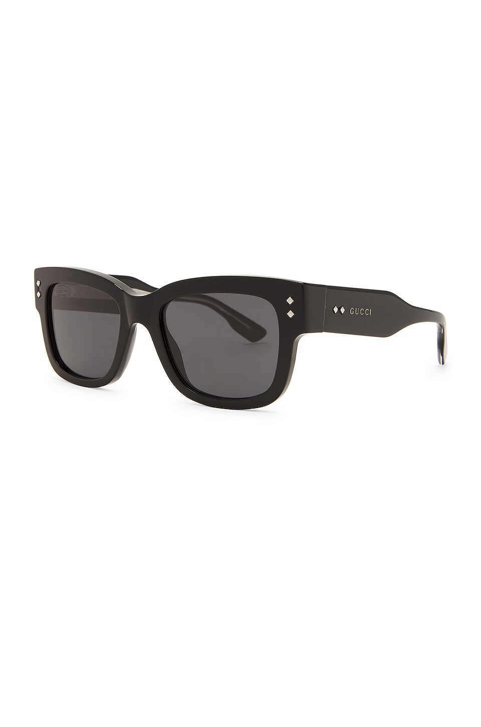 Gucci Nouvelle Vague Sunglasses in Shiny Solid Black