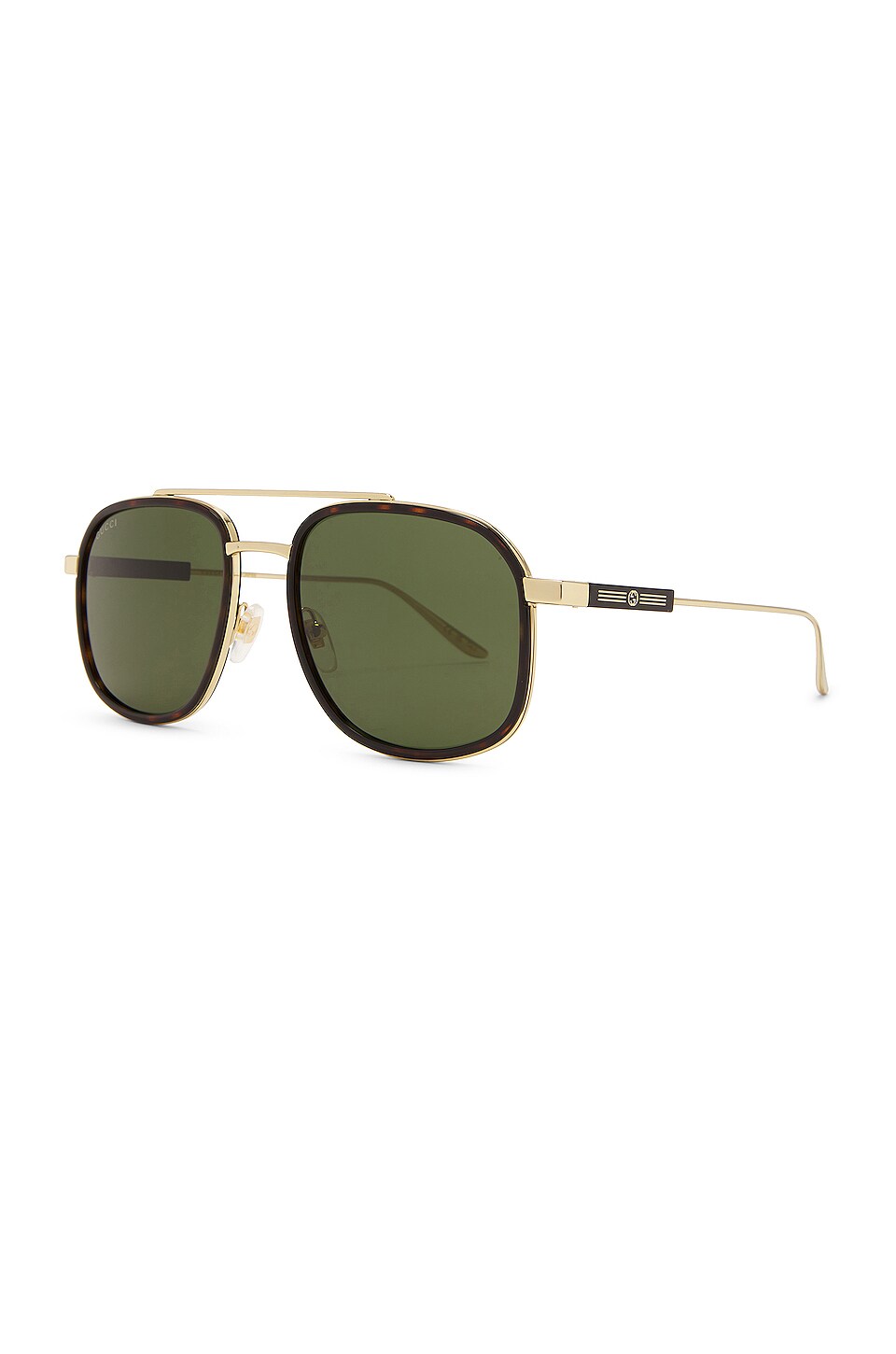 Gucci GG1310S Sunglass in Gold & Green
