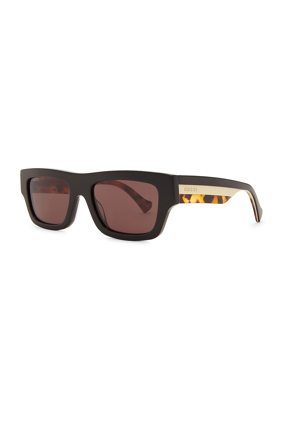 Gucci GG1301S Sunglass in Black & Brown