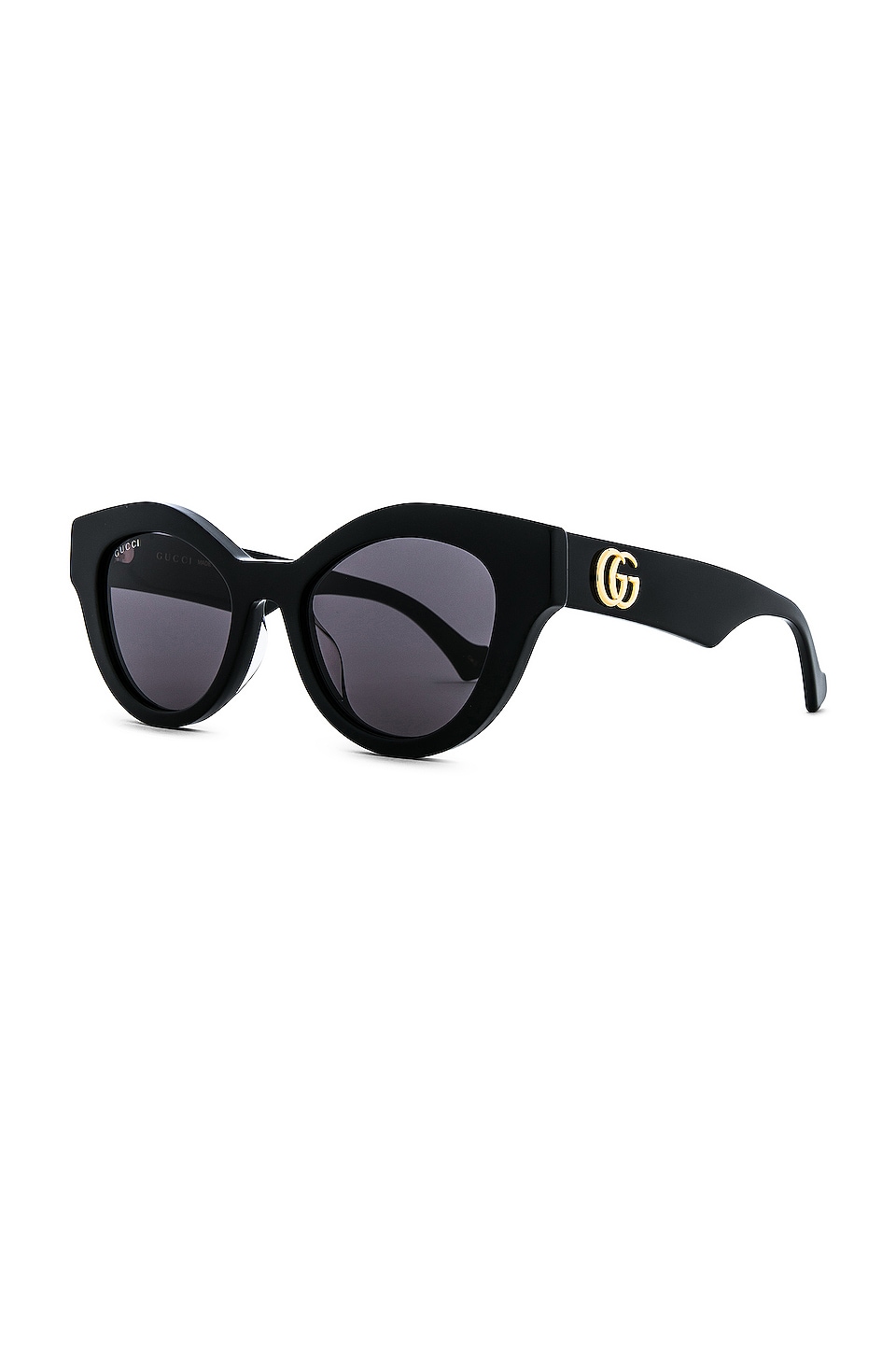 Gucci Generation Cat Eye Sunglasses in Shiny Black