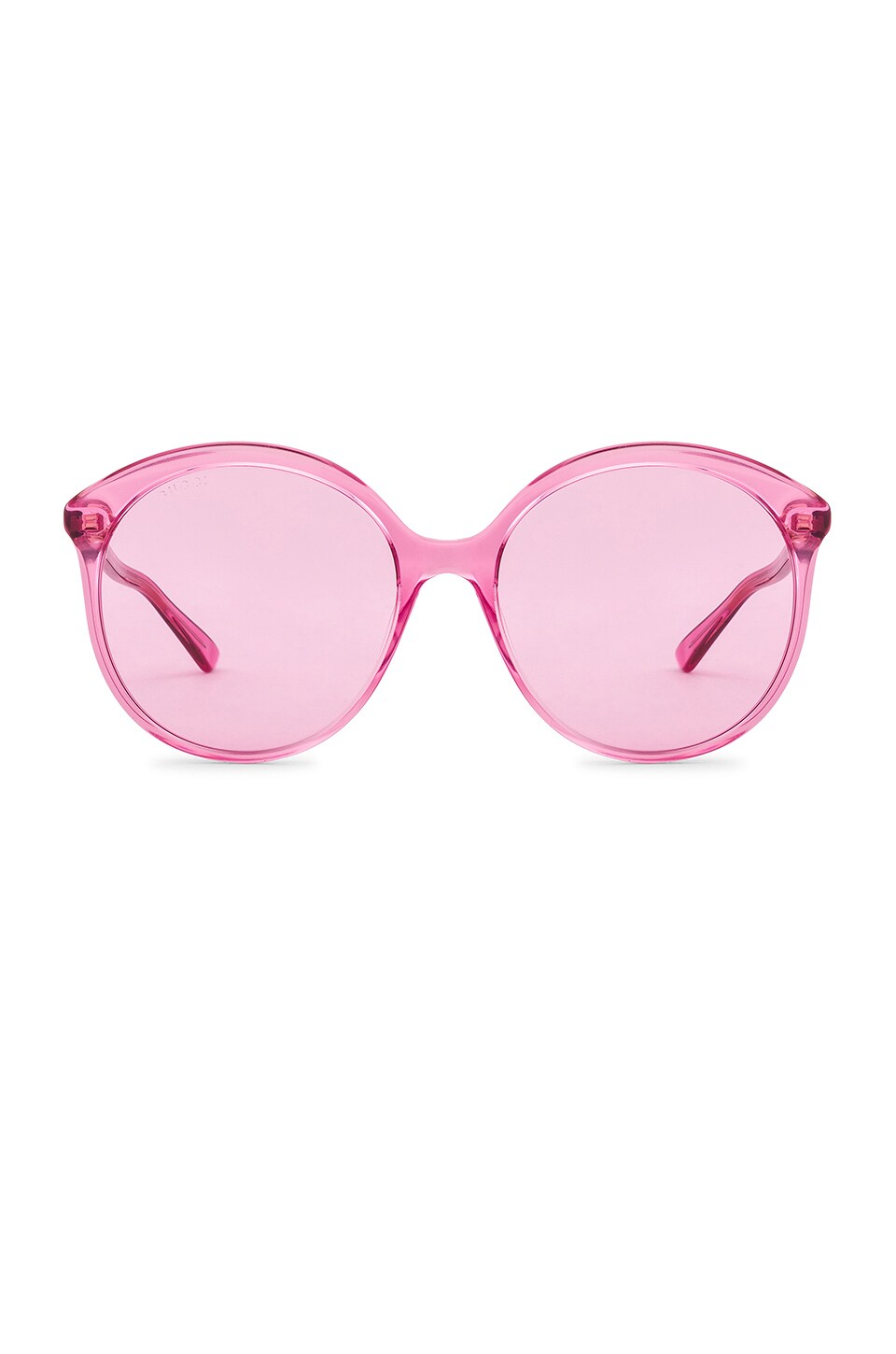 gucci round pink sunglasses
