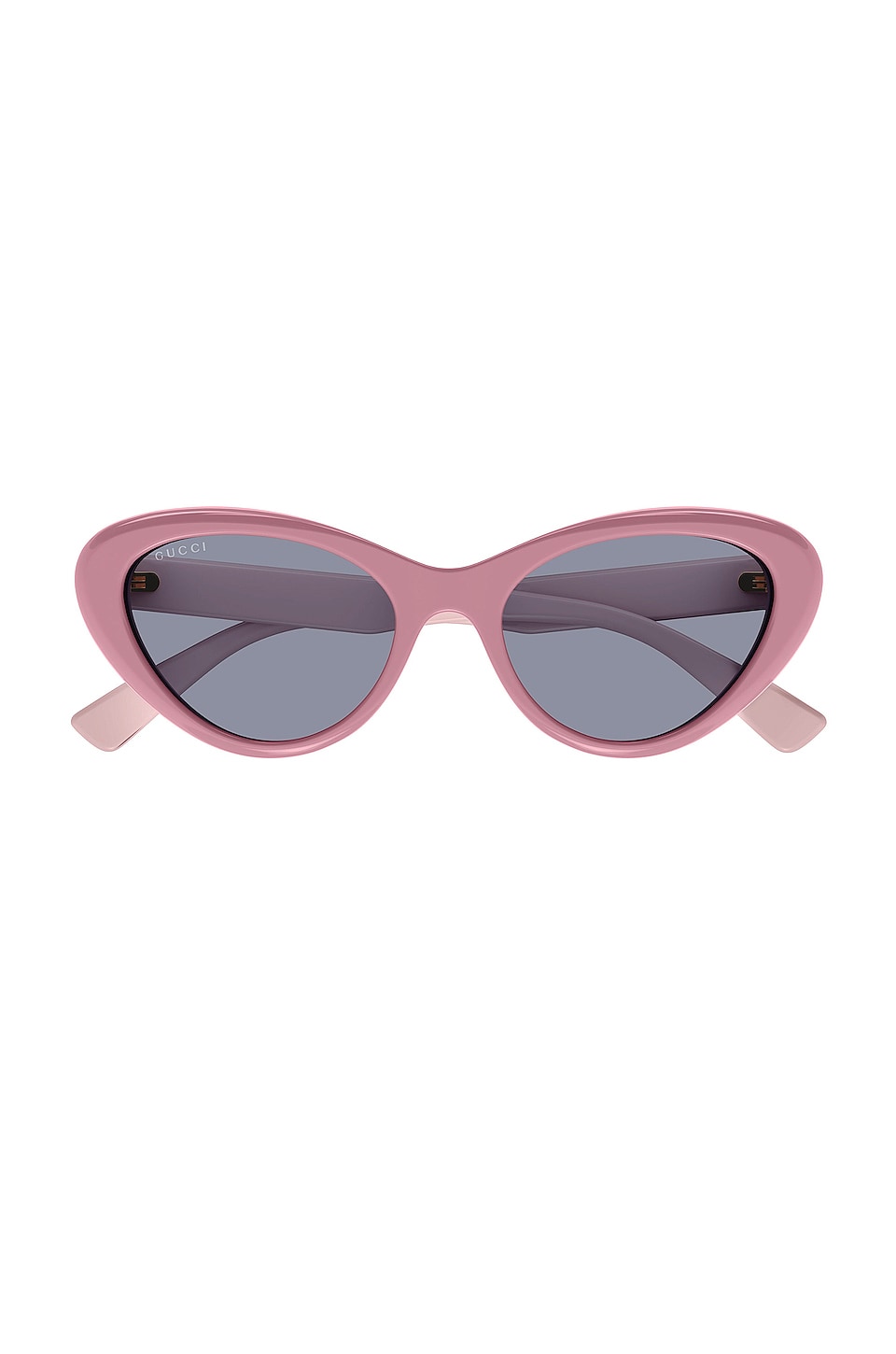 Image 1 of Symbols Cat Eye Sunglasses in Shiny Baby Pink & Grey