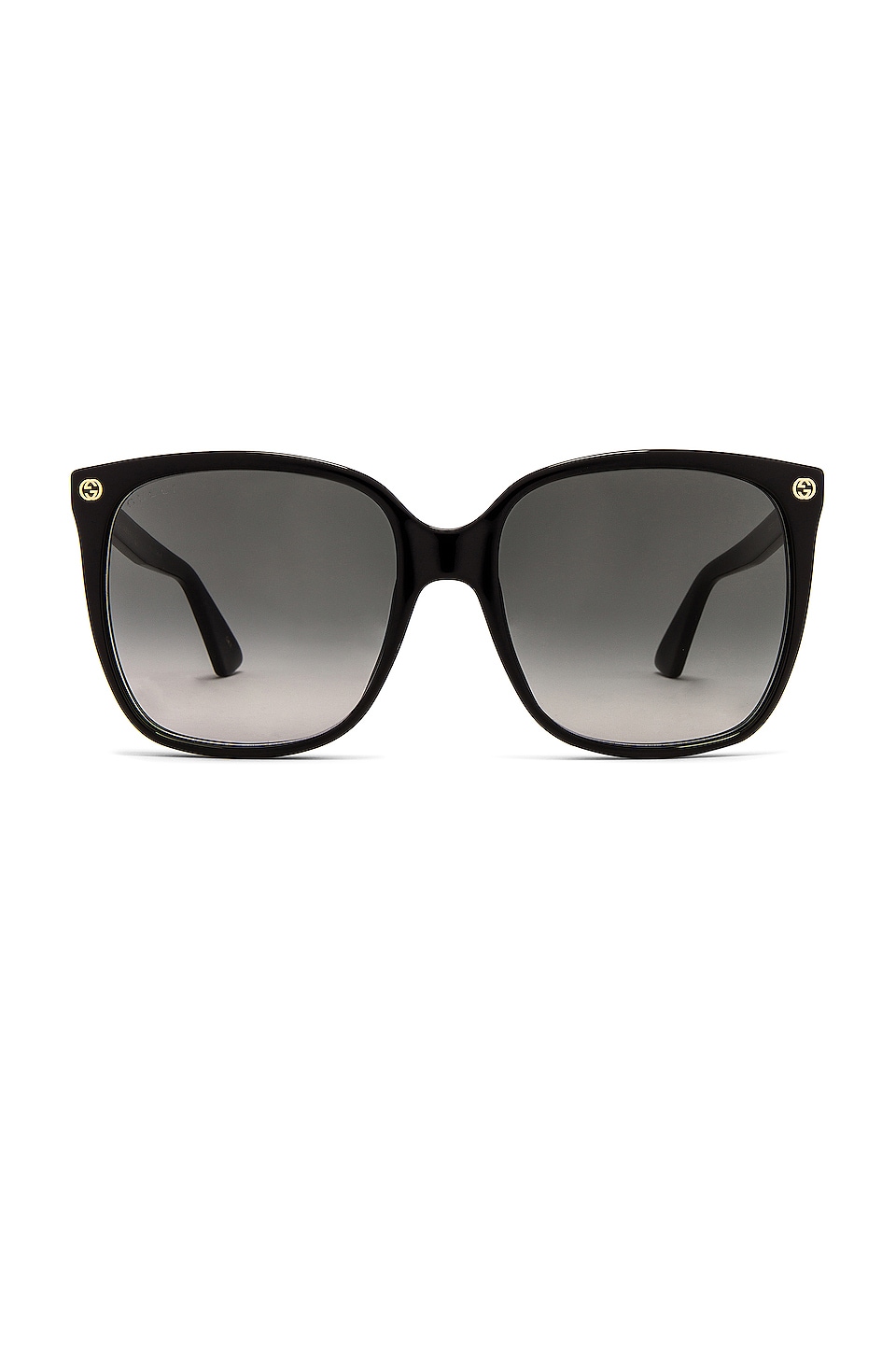 Gucci Light Acetate Cat Eye Sunglasses in Black | REVOLVE