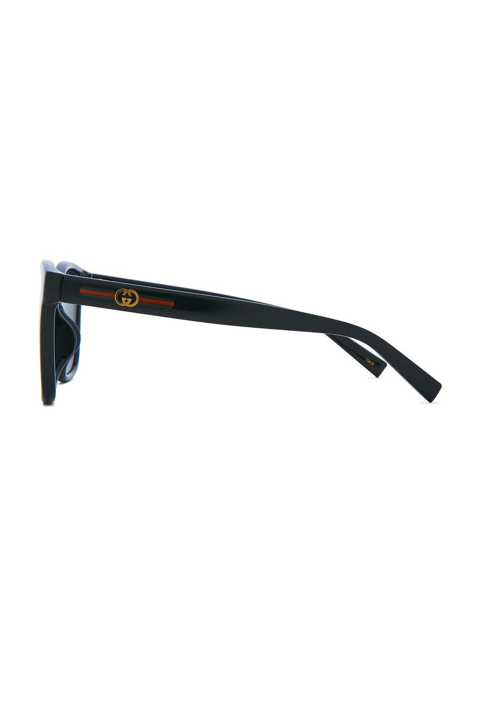 Gucci Square Sunglasses in Black & Grey | REVOLVE display picture 1