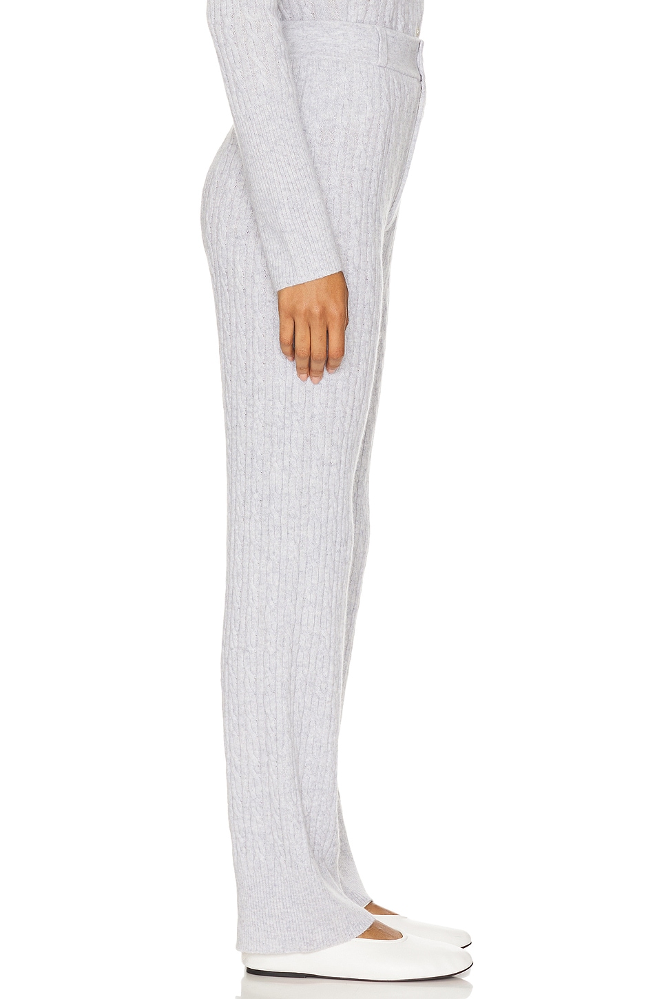 Cable Cashmere Trouser - Thumbnail 3