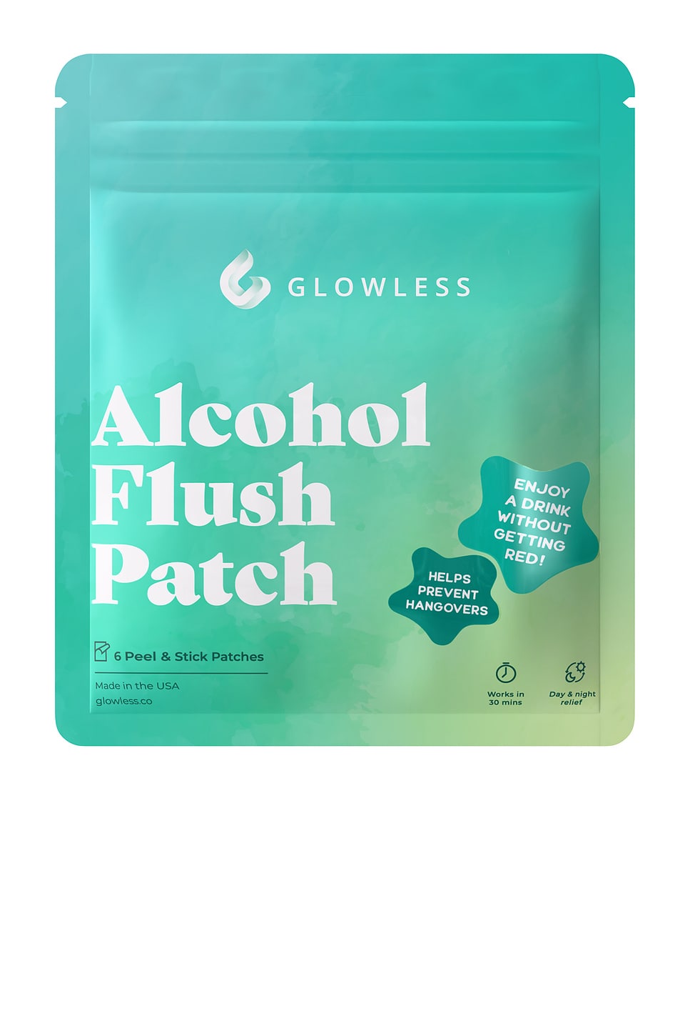 Alcohol Flush Patch 6 Pack