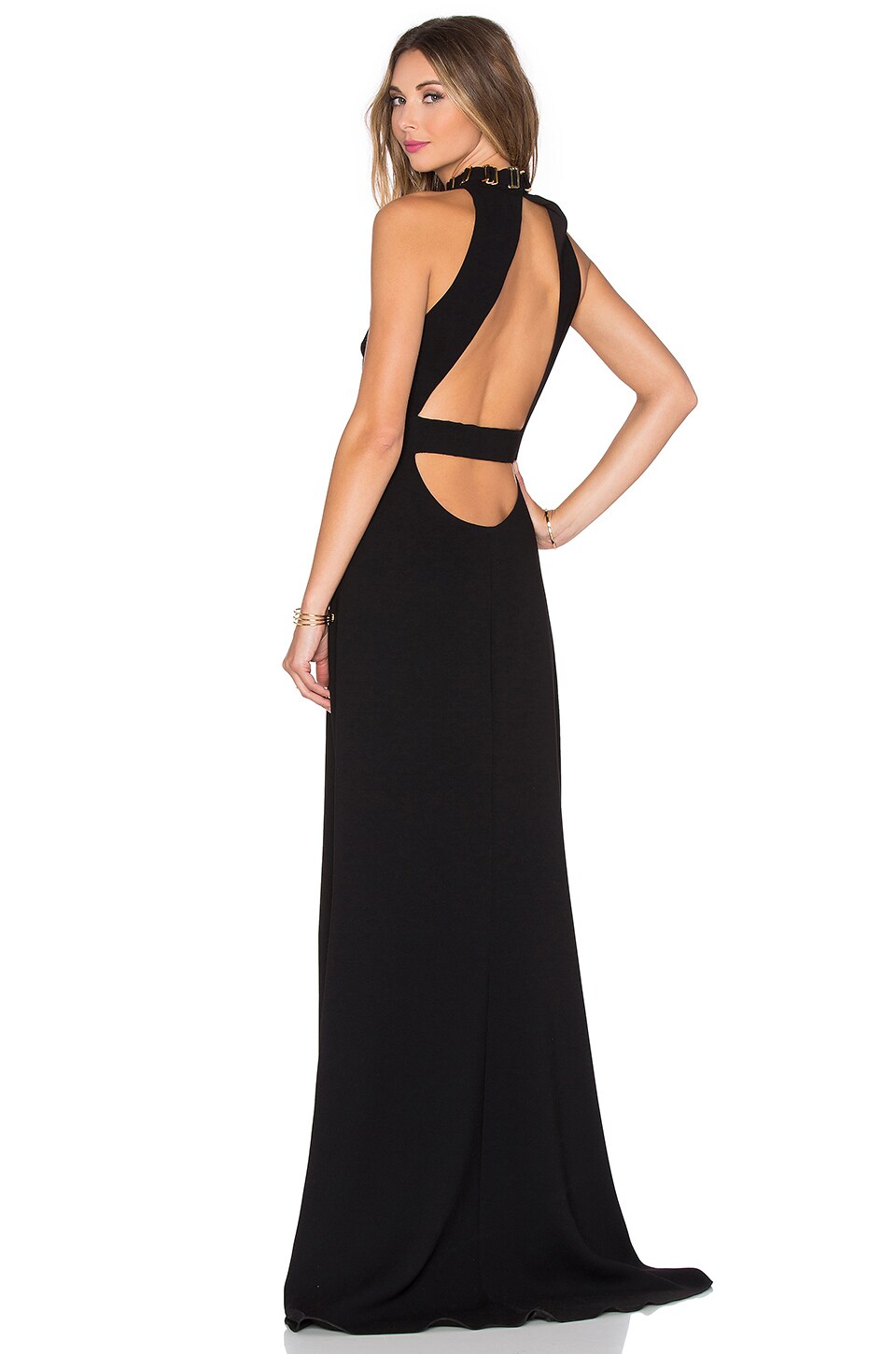 maxi dress with back cut out