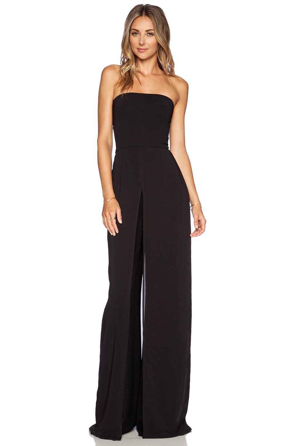 halston jumpsuit black